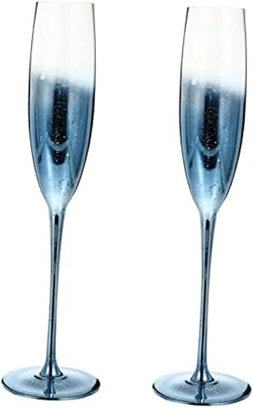 2個 カラーシャンパングラス ガラスのゴブレットカップ ステムレスメガネ ワイングラスのゴブレット ウ..