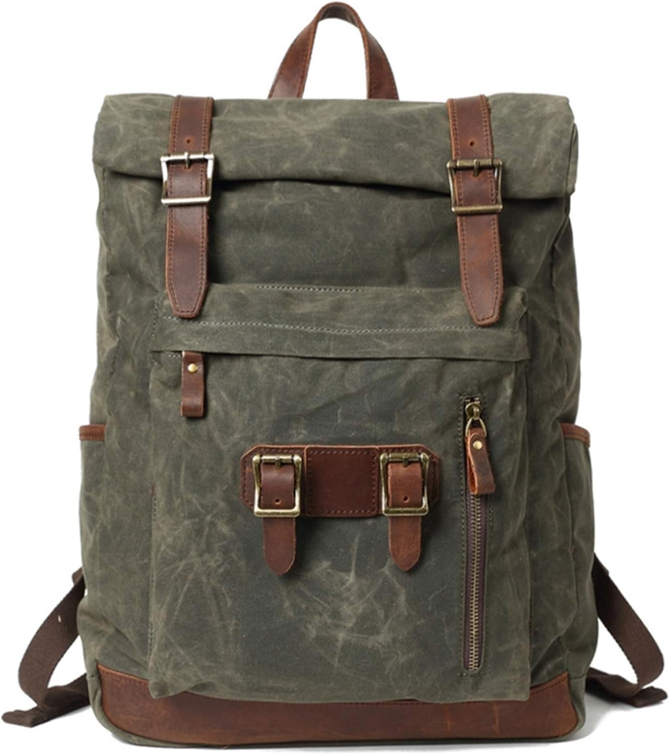 　　　 -------商品詳細------- サイズ：44*33*14cm 重量：1.1kg 耐摩耗性・耐衝撃性のあるキャンバス素材を採用して、優秀な耐久性があり、柔らかい手触りで、長期間使用することができます。 大容量のバックパック、たくさんの荷物を持ち運んできます。どんなウェアにも合わせやすいなので、さまざまな場合に適しています。とても便利です。 山登り、1泊旅行、ハイキング、海外旅行、ランニング、散歩、通勤、通学、防災用、遠足等色々な用途でご使用できる多機能リュックサックです。説明 【ご注意】※畳まれた状態でお届けされますので、折りシワがあります。開封後は新品の為においのする場合がございます。時間の経過により消えていきますのでご安心下さい。※サイズ表記の数値に若干の誤差が生じる場合がございます。あらかじめご了承ください。※商品の写真につきましては、実物に近くお伝えできるようにしておりますが、ご覧頂く環境（モニター）によっては、商品のお色や質感などが異なって見える場合がございます。※ご不明な点がございましたら、お気軽に弊店に連絡ください。弊店はできるだけご問題を解決して、よいサービスを提供いたします。ご満足は弊店に対して一番大切なことです。よろしくお願い致します。