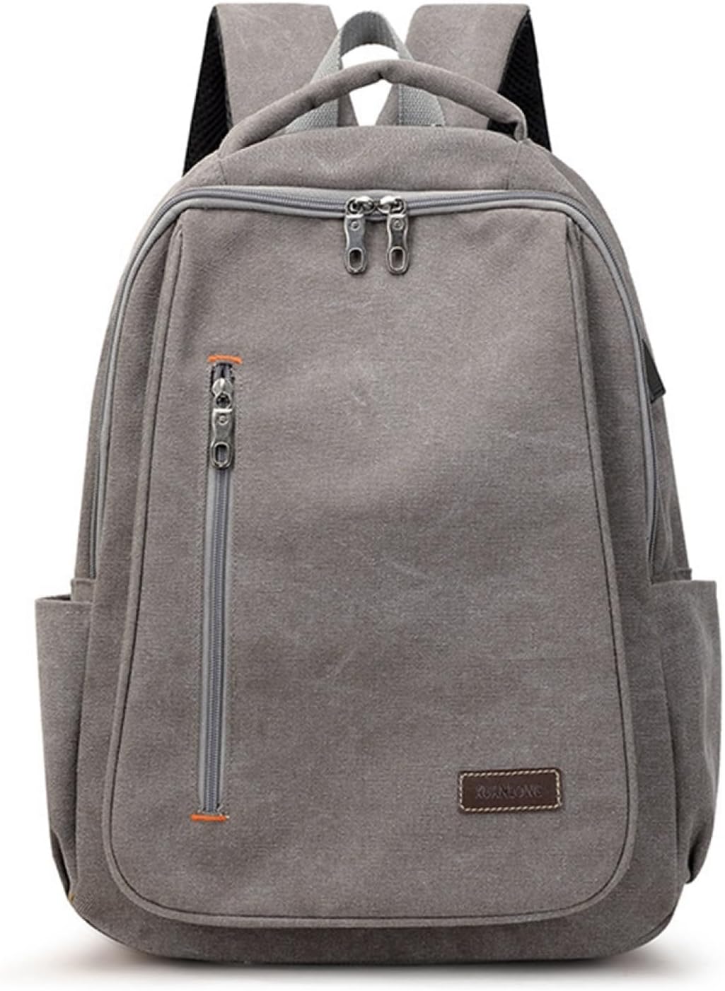 バックパック USB充電ポート キャンバス 42*29*13cm 男女兼用 レトロ 耐摩耗 軽量 多機能 大容量 丈夫 リュックザック ナップザック 旅行 通勤 通学 出張 アウトドア 登山 キャンピ(4)