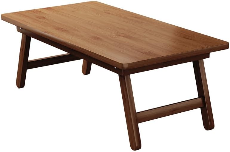 折りたたみ式 長方形 センターテーブル 木製 ローテーブル 天然木の環境保護と健康 竹素材 折りたたみ..