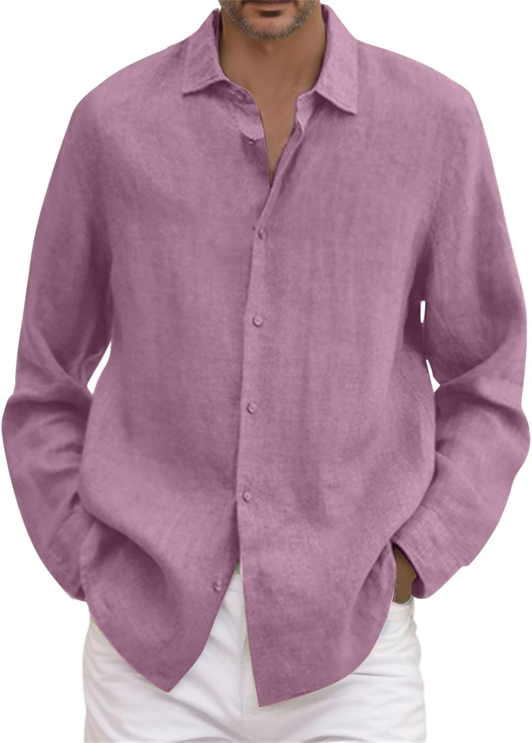 秋服メンズ シャツ 長袖 シャツ メンズ リネンシャツ 麻シャツ ワイシャツ 長袖 おしゃれ 折り襟 無地 ..