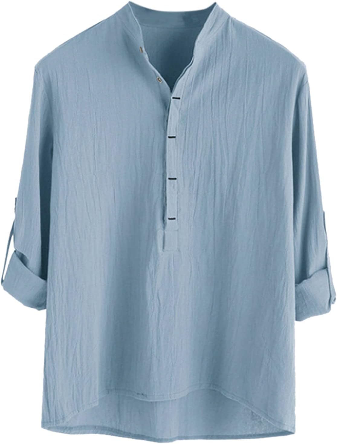 シャツ メンズ 夏 長袖 麻 綿 ゆったり リネンシャツメンズ 綿麻シャツカジュアルシャツ ワイシャツ 長..
