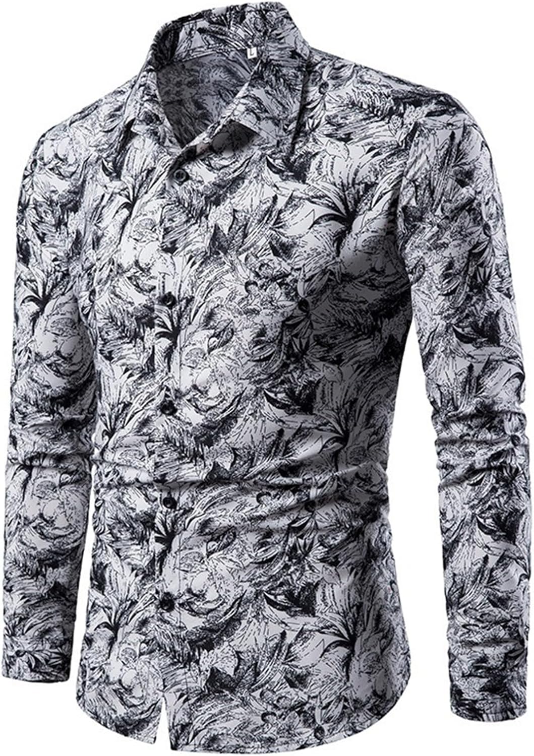 シャツ メンズ 長袖 かっこいい 普段着 ゆったり トップス 良品生地 プリント 日常着 折り襟 ビーチシャツ カットソー ストレッチ お洒落 大きいサイズ カジュアル 柔らかい アロハシャツ 薄手