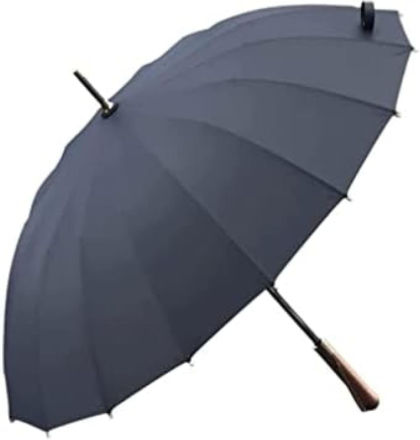 防風トラベル雨傘 大人用長傘 雨傘 レディース 傘の自動オープンウインドプルーフスティック傘の頑丈な..