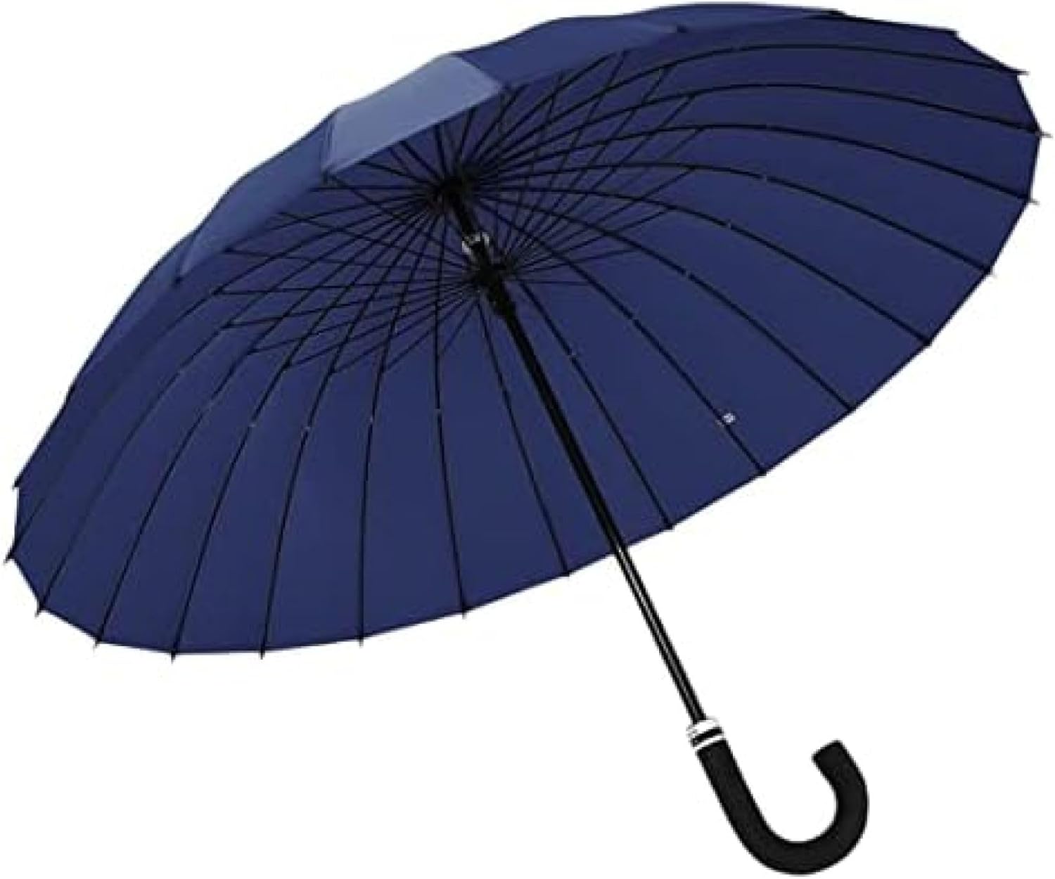 長傘 かさ メンズ レディース ワンタッチ 24本骨 大きな傘 紳士長傘 水に触れると花の模様が現れる 軽..