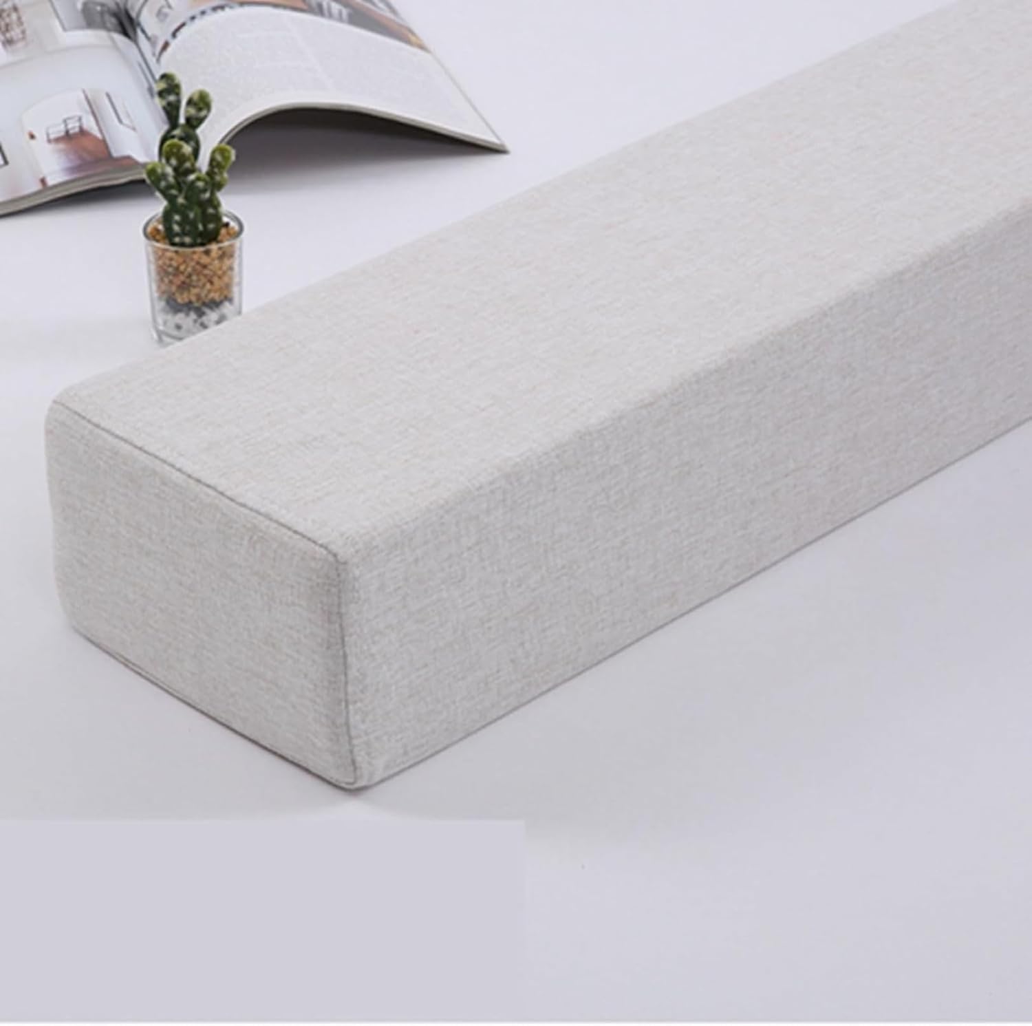 無地 ベッドパッド すきまスペーサー 隙間パッド 埋める 低反発 クッション枕 スポンジ すきまパッド ソファーやベッド用 綿麻 カバー取り外し可 シンプル 洗える 使いやすい200* 15*15cm