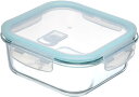 ガラス弁当箱 lunch box 気密クッキー容器 電子レンジランチコンテナ 電子レンジ対応の容器 丈夫なガラスボウル 用ガラスボウル Transparent