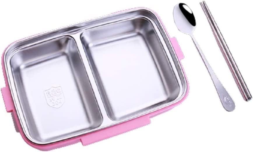 ランチボックス 弁当箱 Bento Box 男性 女性 ステンレス製 弁当箱セット スプーン 箸 通勤 漏れ防止 おしゃれ 軽量 ポータブル お弁当箱 べんとう箱 お弁当 食器 ランチジャー (Col(3)