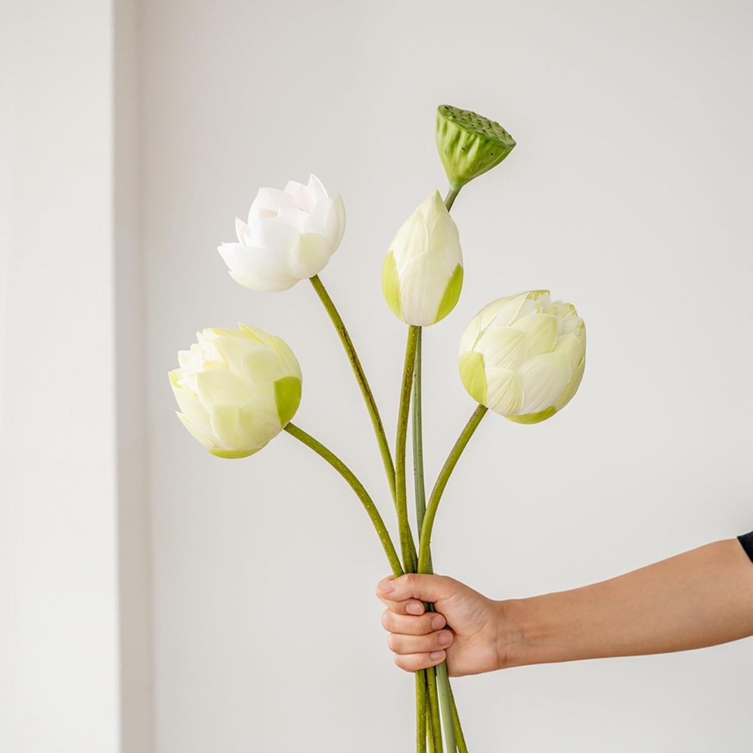 造花 蓮の花 フェイクフラワー シルクフラワー 水やり不要 枯れない アートフラワー フラワーアレンジ ..