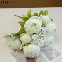 花束 造花 ボタン 13頭1束セット インテリア 写真撮影 お祝い 結婚式 庭園 造花芸術 部屋 誕生日 母の日ギフト 枯れない花 長持ち ドライフラワー ミニブーケ フラワー 人工観葉植物