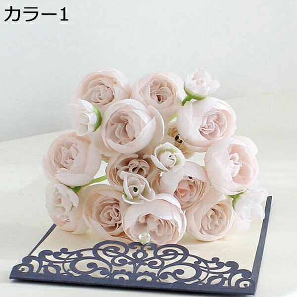 花束 枯れない花 ツバキ 24頭1束セット 結婚式 造花芸術 お祝い プレゼント 部屋飾り 写真撮影 記念日 母の日 ロマンチック 造花 シルク造花 長持ち 本物そっくり ブーケ 手作り 多色