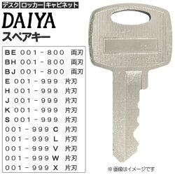 DAIYA/ダイヤ合鍵（スペアキー/ロッカー・デスク・袖机・書庫・保管庫・キャビネット）