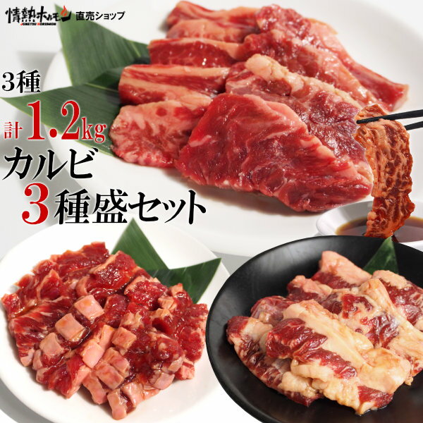 焼肉 1.2kg バーベキューセット 焼肉セット メガ盛り 送料無料 カルビ 3種盛り 3-4人前 牛肉 焼肉 BBQ 肉 焼肉 セット 食品 にく