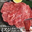 焼肉 送料無料 希少部位 ミスジ 醤油だれ漬け お試しセット 600g 焼肉 焼肉セット バーベキューセット BBQセット 肉 牛肉 食品 にく (北海道・沖縄配送は別途送料追加)