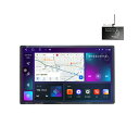 車載2DIN13.3インチタッチパネルRAM6GB+ROM128GB 8コアプレイヤー AndroidWiFi ラジオ USB Bluetooth アンドロイドスマートフォン iPhone無線接続 カーナビ【一年間保証】カーナビ 2din SIMカード シム ステアリング wowauto+4×4チューナー