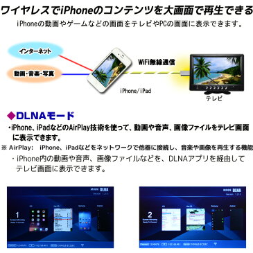 【送料無料】アンドロイド スマートフォン スマホ ミラーリング ミラキャスト iPhone5,6,7,8,X 無線でテレビに映すAirPlay,DLNA,対応無線HDMIアダプター iPhone7 8 iOS12対応