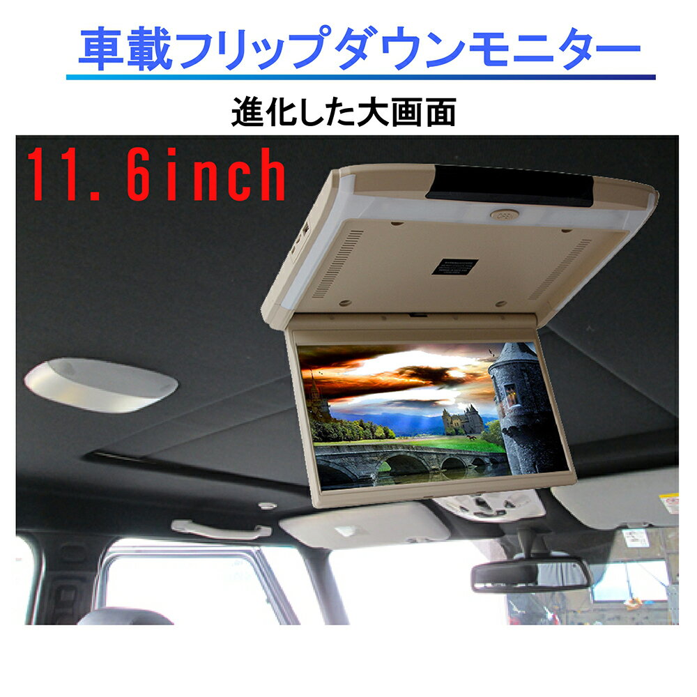 ■ 型名：FH11 液晶サイズ &nbsp; &nbsp; 11.6インチワイドタッチパネル 解像度 &nbsp; &nbsp; WSVGA　1388 x 768 (横×縦のドット数) 本体色 &nbsp; &nbsp; ブラック、グレー RCA映像入力 &nbsp; &nbsp; 2系統 ミニHDMI入力 &nbsp; &nbsp; 1系統 USB,SD端子 &nbsp; &nbsp; あり 電源 &nbsp; &nbsp; 12V　対応 付属品 &nbsp; &nbsp; モニター本体、接続ケーブル、リモコン、ゴム蓋 &nbsp;英語取扱説明書