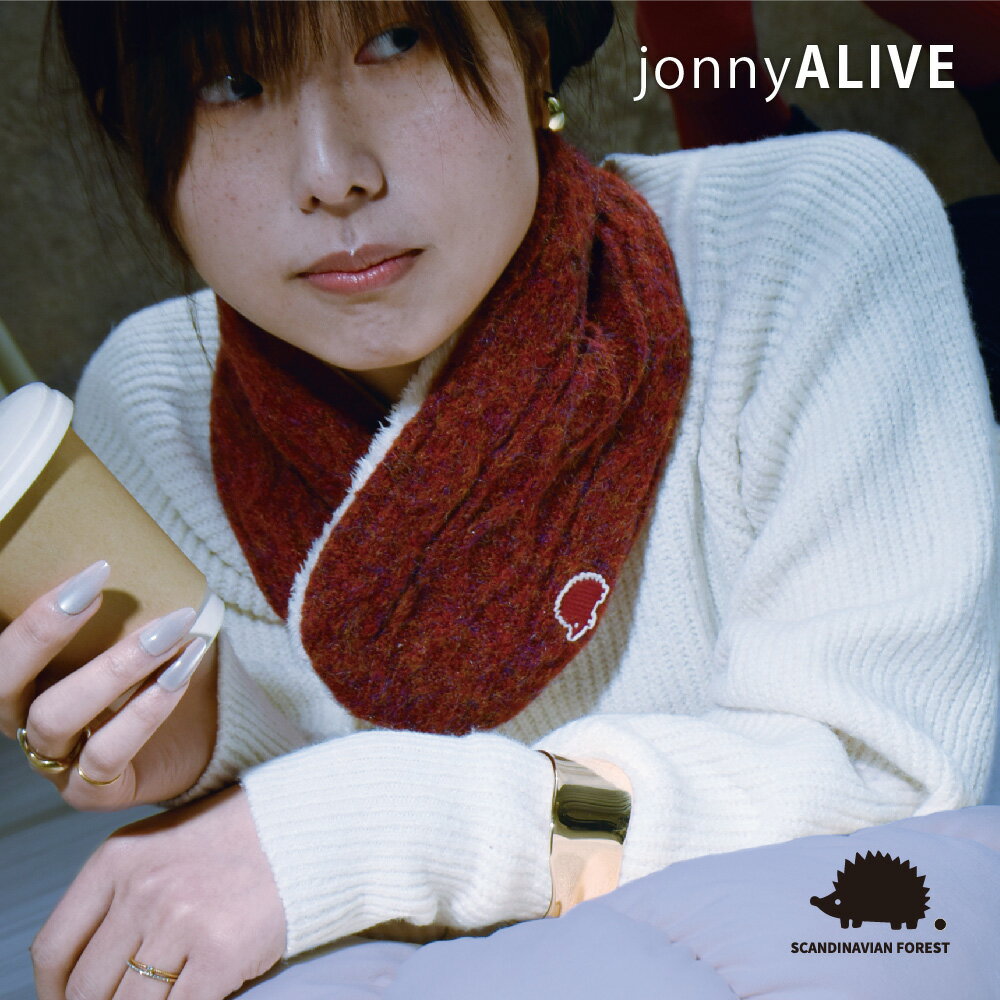 【20日20時～★先着全品半額クーポン】 ネックウォーマー マフラー スカンジナビアンフォレスト ニット ..