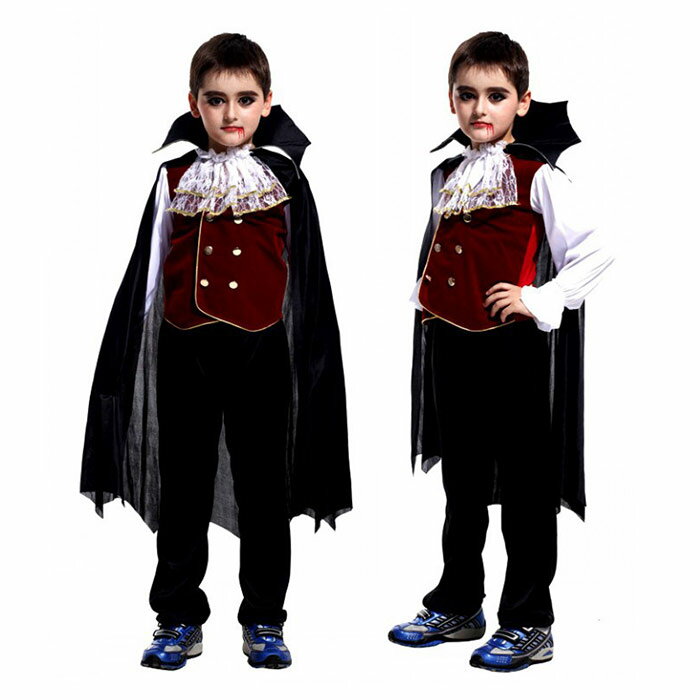 樂天商城 - ハロウィンコスプレ 子供 男の子 バンパイア 吸血鬼 悪魔 仮装 コウモリ ヴァンパイア コスプレ コスチューム 仮装 衣装 子供用 ハロウィン 仮装 キッズ 子供 吸血鬼 バンパイア ドラキュラ ハロウィン コスプレ衣装 ハロウィンコスチューム 仮装 変装 Halloween セット服