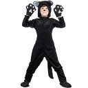 ハロウィンコスプレ 子供 着ぐるみ 黒猫 動物 仮装 衣装 コスプレ コスチューム 子供用 ハロウィン 仮装 キッズ 子供 動物 アニマル コスプレ衣装 ハロウィンコスチューム 仮装 変装 Halloween イベント 舞台衣装(3)