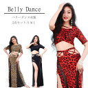 ベリーダンス 衣装 セット ベリーダンス レッスン着 練習着 セットアップ 豹柄 キラキラ ダンス衣装 社交ダンス ステージ衣装 舞台衣装 ダンス 発表会 レデ...