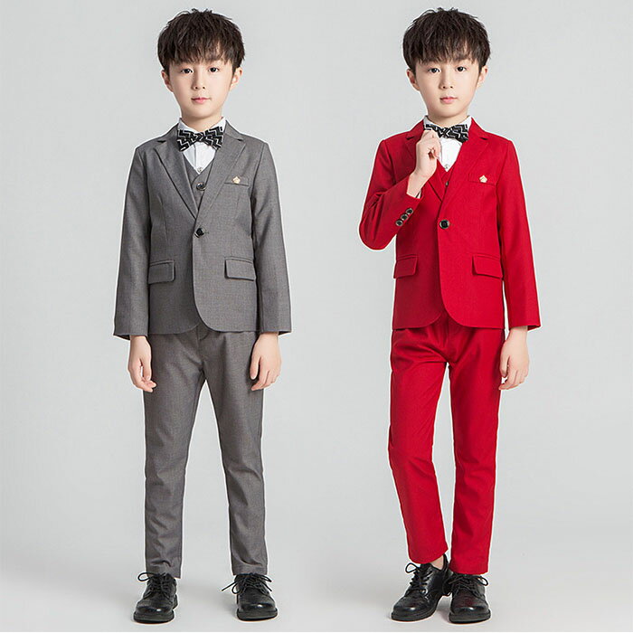 樂天商城 - 子供 スーツ フォーマル 男の子 5点セット キッズ 男の子 フォーマル スーツ 子供スーツ ピアノ 発表会 結婚式 キッズスーツ フォーマル 子供服 キッズ ジュニア スーツ 男子 男児 入学式 卒業式 入園式 お受験 結婚式 七五三 90 100 110 120 130 140 150 送料無料