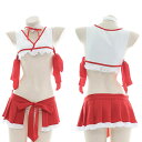ハロウィン コスプレ 衣装 巫女 巫女ガール 忍者 着物 和服 和装 時代劇 セクシー コスチューム ギャル コスプレ 衣装 可愛い 夢の中の巫女 ビキニ コスプレ ハロウィン イベント 仮装 ミニ丈 着物 赤 インナー コスチューム アニメ