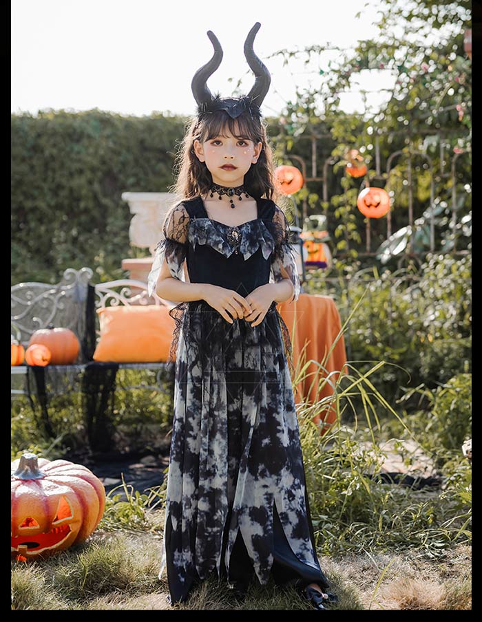 子供 ハロウィン コスプレ 衣装 花嫁 仮装 悪魔 魔女 変装 コスチューム 女の子 ワンピース 子供用 ハロウィン衣装 可愛い 巫女 魔女 ハロウィンコスプレ 女の子 魔法使い コスチューム ハロウィン仮装 コスプレ衣装 デビル ゾンビ 吸血鬼 ウィッチ ハロウィン衣装 110-150cm joonstore-10001259 Joon store 楽天市場店 サンプル画像2
