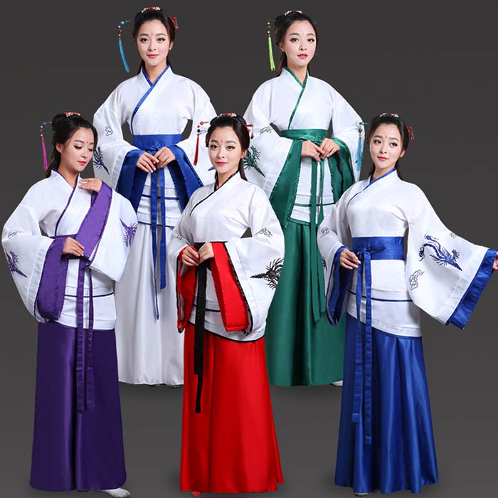 중화복 한복 당장 중국 고대복 무대 스테이지 의상 댄스 의상 중국 고대 궁정풍 코스프레 의상 의상 가장 연출복 여성 사진 촬영 학원 때 문화시 고전 미인복