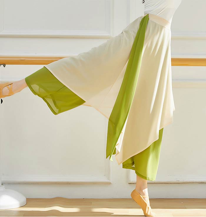 ダンスパンツ レディース シフォン ワイドパン...の紹介画像2