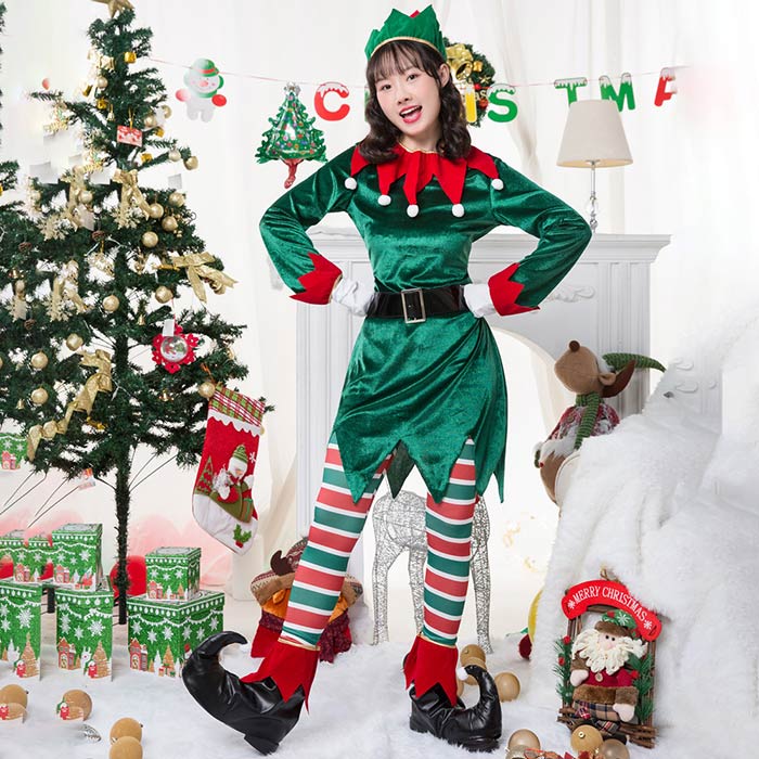 樂天商城 - サンタ コスプレ 衣装 クリスマスツリー コスチューム ツリー衣装 サンタクロース コスチューム 衣装 サンタコス 可愛い レディース 大人 クリスマス 衣装 サンタコスプレ衣装 クリスマス コスチューム 仮装グッズ パーティー