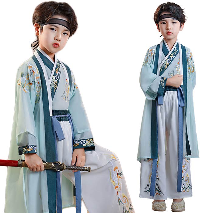 乐天商城 - 子供用 漢服 中華古代衣装 コスプレ衣装 素敵な刺繍 チャイナ服 キッズ 中華服 子ども 男の子 チャイナ衣装 ハロウィンコスプレ衣装 中華ステージ衣装 華流コスプレ 中国古代 仮装 変装 ハロウィーン COSPLAY イベント 文化祭 ダンス 衣装 七三五演出衣装 110cm～160cm