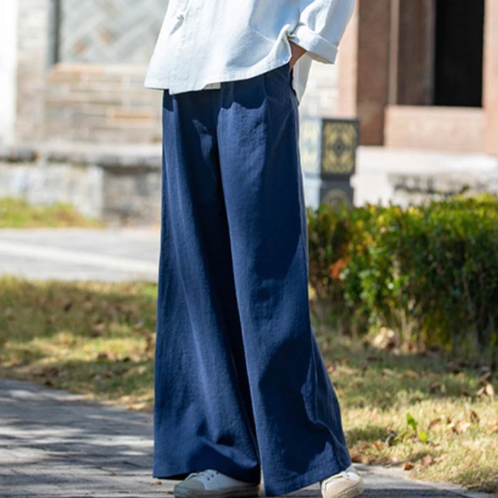パンツ ガウチョパンツ ワイドパンツ レディース リネン ワイドパンツ リネンパン...