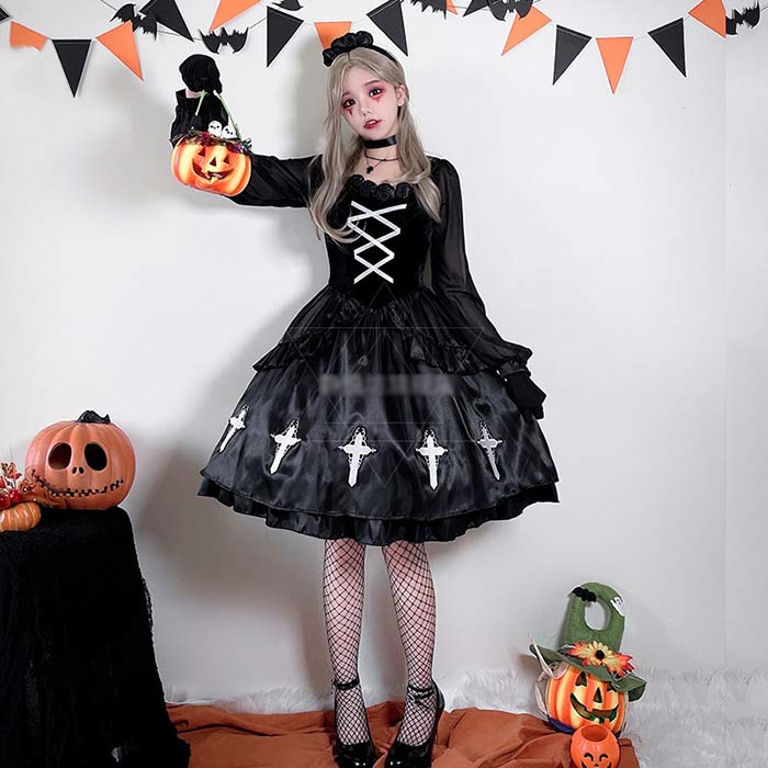 ハロウィン コスプレ 仮装 魔女 吸血鬼 ウィッチ ハロウィンコスプレ 大人 女性 可愛い 大きいサイズ こすぷれ 魔法少女 小悪魔 コスプレ衣装 ワンピース セクシー レディース 女性用 かわいい 衣装 コスチューム ハロウィン仮装 コスプレ衣装 コスプレ仮装 joonstore-10002424 Joon store 楽天市場店 サンプル画像3