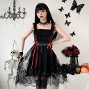 ハロウィン コスプレ 仮装 魔女 吸血鬼 ウィッチ ハロウィン コスプレ 大人 女性 可愛い 大きいサイズ こすぷれ 魔法少女 小悪魔 コスプレ衣装 レース ワンピース セクシー レディース 女性用 かわいい 衣装 コスチューム ハロウィン仮装 コスプレ衣装 コスプレ仮装(3)