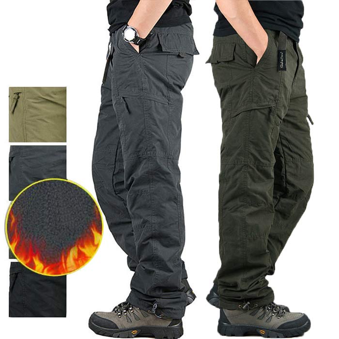 방한 바지 따뜻한 팬 카고 팬츠 맨즈 팬츠 큰 사이즈 팬츠 카고 치노 팬츠 방한 겨울 작업 바지 밀리터리 워크 팬츠 6 포켓 뒤 기모 있을까 하의 이지 팬츠 골프 낚시 등산 팬츠 느긋하게 따뜻한 긴