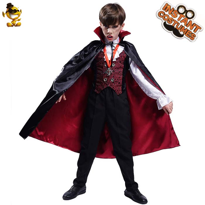 樂天商城 - ハロウィン 衣装 子供 男の子 バンパイア 吸血鬼 仮装 コスプレ コスチューム 仮装 衣装 子供用 ハロウィン 仮装 子供 吸血鬼 バンパイア ドラキュラ ハロウィン衣装 キッズ ハロウィン コスプレ コスチューム 仮装 変装 Halloween セット服