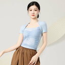 ダンス トップス バレエ トップス 半袖 レディース 大人 レッスン着 古典ダンス バレエ ダンス ウェア ヨガ ダンスウェア ダンス衣装 バレエ用品 トップス...