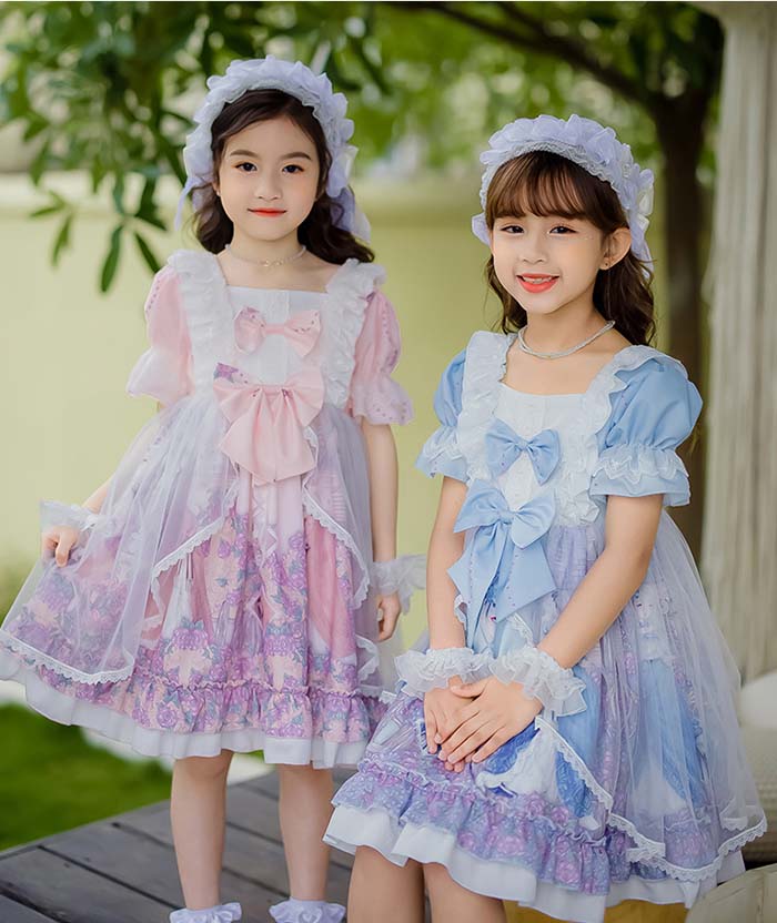 楽天市場】ゴスロリ ワンピース（カラーパープル）（キッズ