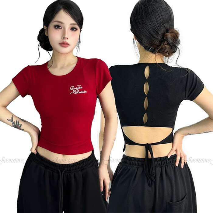 乐天商城 - ダンス衣装 トップス 半袖tシャツ ショート丈 ヘソ出し トップス ヒップホップ ダンストップス 練習着 ダンスウェア セクシー 半袖 レディース ガールズ ジュニア 高校生 ジャズ k-pop ダンス衣装 発表会 舞台 ステージ衣装 全5色