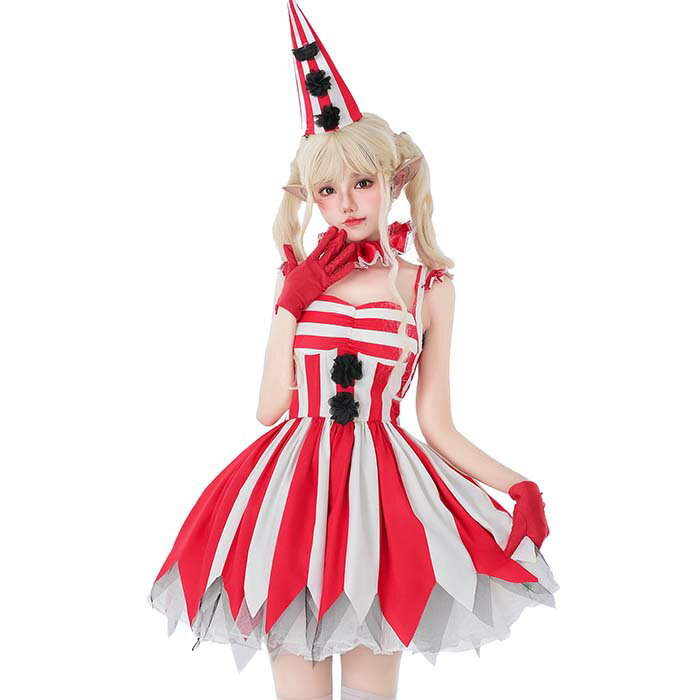 乐天商城 - ハロウィン コスプレ 衣装 大人用 可愛い ピエロ ハロウィン 仮装 女性 ハロウィン衣装 ハロウィン セクシー 衣装 ハロウィンコスプレ 変装 仮装 大人 魔女 ハロウィン 衣装 セット レッド コスプレ衣装 吸血鬼 キュート ハロウィン衣装 ハロウィン仮装