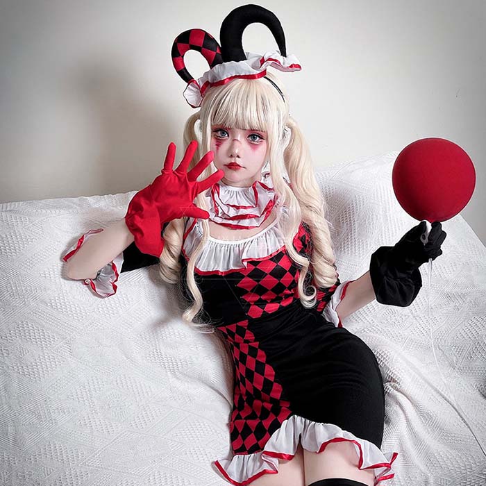 乐天商城 - ハロウィン コスプレ 衣装 大人用 可愛い ピエロ ハロウィン 仮装 女性 ハロウィン衣装 ハロウィンコスプレ 変装 仮装 大人 ハロウィン衣装 吸血鬼 幽霊 魔女 悪魔 コスチューム 大人 ハロウィーン 学園祭 文化祭 変装 コスプレ衣装 舞台劇 パーティーグッズ 演出服