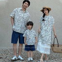 親子ペアルック 花柄 ワンピース 夏 夏服 親子コーデ 家族お揃い セットアップ 半袖シャツ ハーフパンツ 親子ペア カップルお揃い ママ 娘 ワンピース 花柄シャツ パパ 男の子 上下 セット 親子ペア 親子コーデ 家族お揃い 服 兄弟 姉妹お揃い 夏 海 ビーチ 旅行