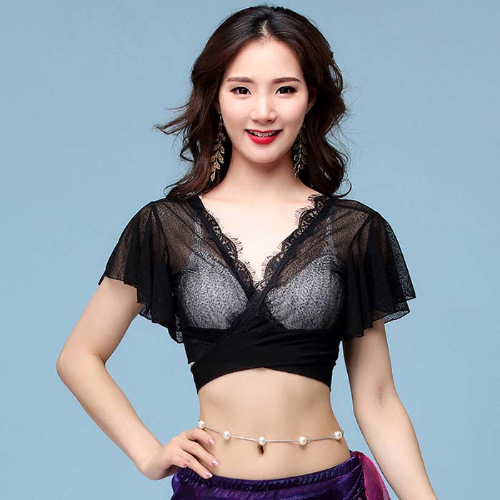 ベリーダンス トップス ベリーダンス衣装 チョリ ダンス 衣装 トップス ダンスウェ...