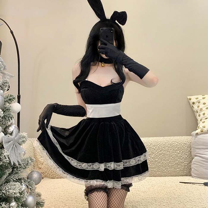 樂天商城 - サンタ コスプレ バニーガール 衣装 ハロウィン コスプレ衣装 仮装 バニー コスチューム うさ耳 うさぎ コス こすぷれ レディース 大人 セクシー サンタクロース クリスマスコスチューム ハロウィンコスプレ ハロウィンコスチューム 衣装 仮装