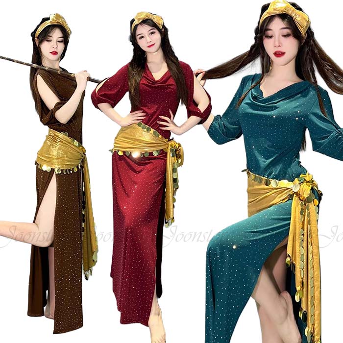 ベリーダンス衣装 ラインストーン文胸ロングスカート 舞台用シャンパンベージュ 楽天市場】ラインストーン（衣装セット｜ベリーダンス）：体操・ダンス