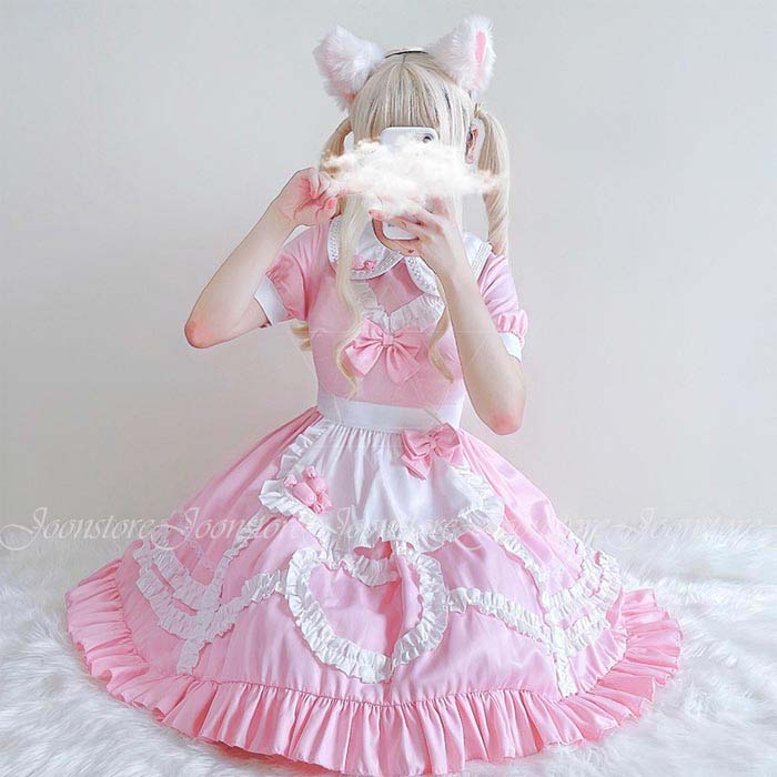 樂天商城 - ハロウィン コスプレ メイド服 メイド 仮装 衣装 コスチューム こすぷれ コス 女性 可愛い ゴスロリ ワンピース レディース 大人 かわいい ハロウィン仮装 コスプレ衣装 ゴスロリ ロリータ エプロン ハロウィン衣装 ゴスロリ ワンピース パーティー イベント 学園祭 文化祭