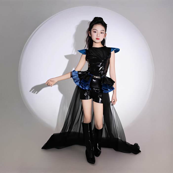 樂天商城 - キッズ ダンス衣装 舞台ステージ衣装 セットアップ 女の子 モデルショー 舞台衣装 ジャズ ヒップホップダンス衣装 チアガール衣装 文化祭 応援団 演出服 団体服 イベント 子供 コスプレ衣装 コスチューム衣装 新年会 発表会 ダンス衣装 撮影衣装
