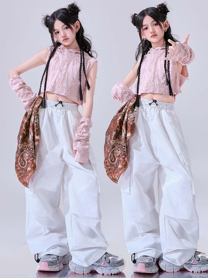 キッズ ダンス 衣装 セットアップ 女の子 ヒップホップダンス ジャズダンス 衣装 ヘソ出しトップス パンツ 上下セット 子供ダンス衣装 女の子 ガールズ かわいい ジャズ ダンス 衣装 ダンス 服 HIPHOP キッズ ジュニア 舞台 ステージ衣装 演出服