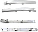 【送料無料】三菱 ふそう NEW ファイター 4トン ヘッド ライト メッキ ガーニッシュ ライトリム トラック用品 外装パーツ